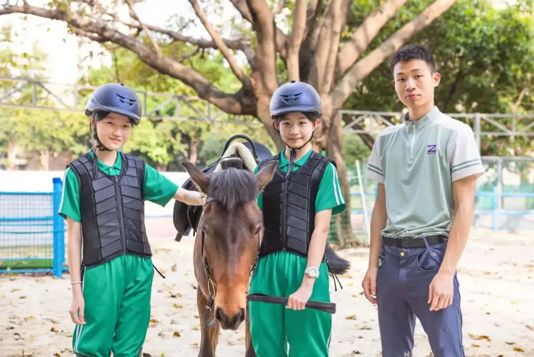 Equestrian training center on campus